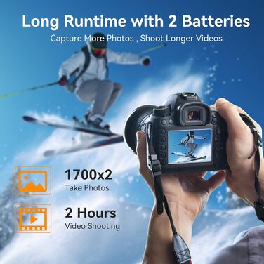 Зарядний пристрій ENEGON EN-EL14 20W з двома акумуляторами 1680mAh для Nikon D3100-D5600 з LCD дисплеєм
