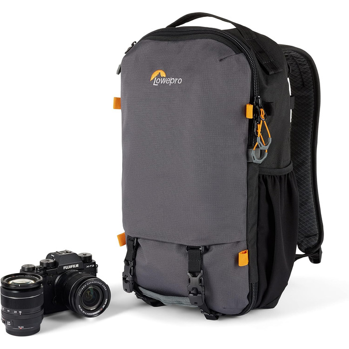 Рюкзак для камери Lowepro Trekker Lite BP 250, сірий, з винімним вкладишем, для беззеркальних камер Sony Alpha 7, з системою кріплення аксесуарів