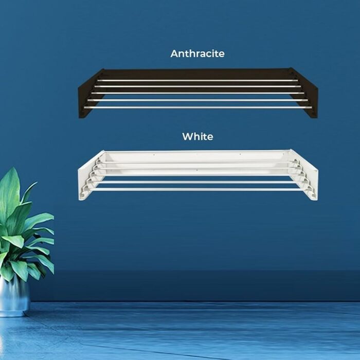 Сушарка для білизни FoxyDry HIDE настінна, розкладна, 71x35x13 см, білий (Limited Edition)