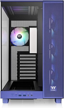 Корпус Thermaltake TG ARGB ATX Mid-Tower – View 380 XL, білий, з вентиляторами, USB-C, підтримка радіатора 360мм