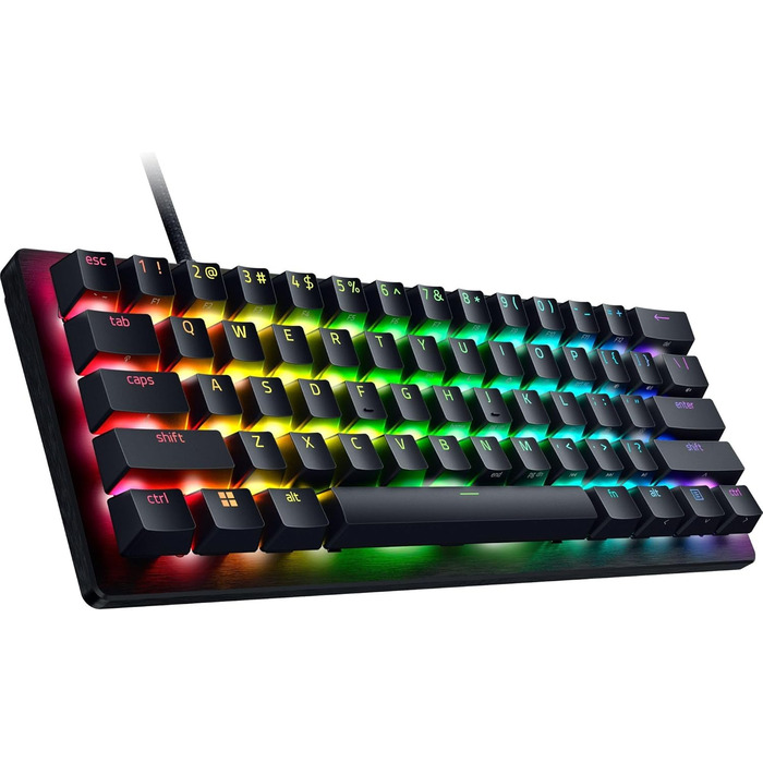Razer Huntsman V3 Pro Mini - Механічна клавіатура для геймерів 60% з аналоговими оптичними перемикачами | US-Layout | Чорний