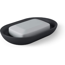 Миска для мила Umbra Junip, чорна, овальна