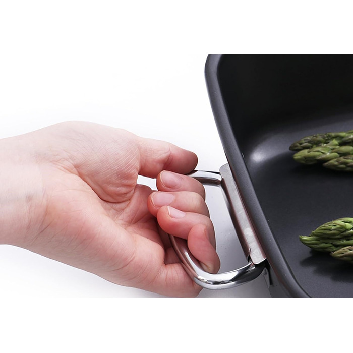 Форма для запікання LS Kitchen - Гратен для лазаньї з ручками, сталева жароміцна форма з антипригарним покриттям, набір 2 шт.