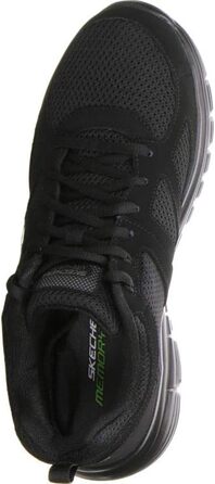 Чоловічі кросівки Skechers Burns-Agoura, 43 EU, чорний шкіряний верх з сіткою