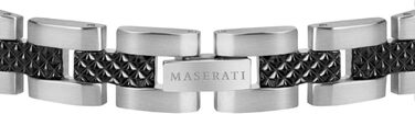 Браслет чоловічий Maserati JEWELS, сталь з покриттям PVD сірий/рожеве золото - JM419ASC01