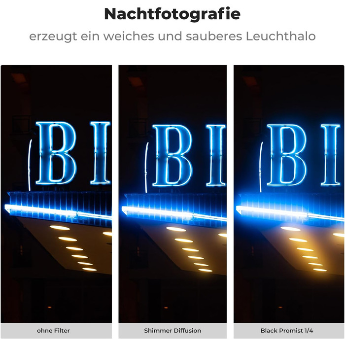 Фільтр Shimmer Diffusion K&F CONCEPT 49mm з оптичного скла з 18-шаровим покриттям Nano-Klear для відео та портретної зйомки