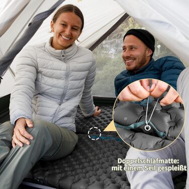 Каремат туристичний Naturehike Thermal 3.5R, самонадувний, 4 сезони (-6°C), з надувною сумкою, для кемпінгу, військовий камуфляж, прямокутний, XL