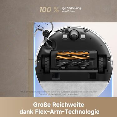 Робот-пилосос Dreame D20 Pro Plus: потужність 13000 Па, DuoBrush для шерсті тварин, очищення кутів, самостійна очистка, уникнення перешкод (LDS-навігація, лазер), суха та волога прибирання, для твердих підлог та килимів, акумулятор 5200 мАг