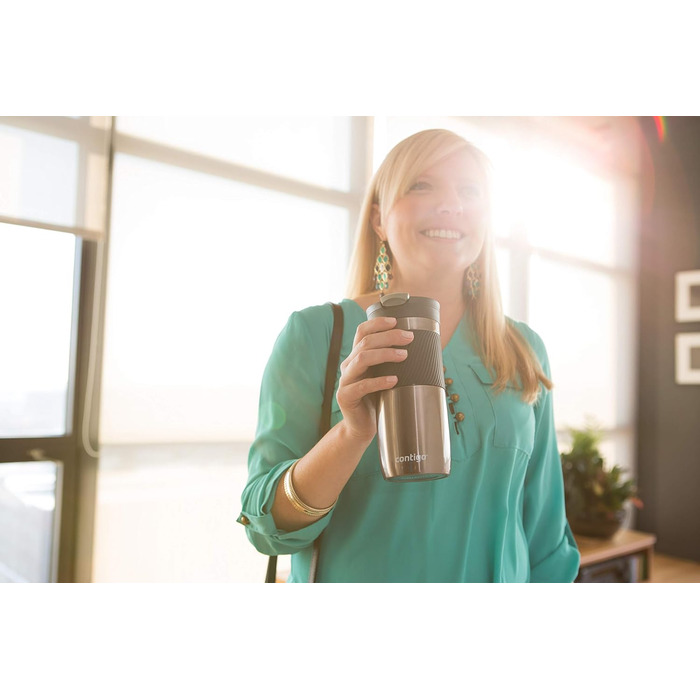 Contigo Byron Snapseal Stainless Steel Thermobecher - Leakproof Travel Coffee Mug - 590ml