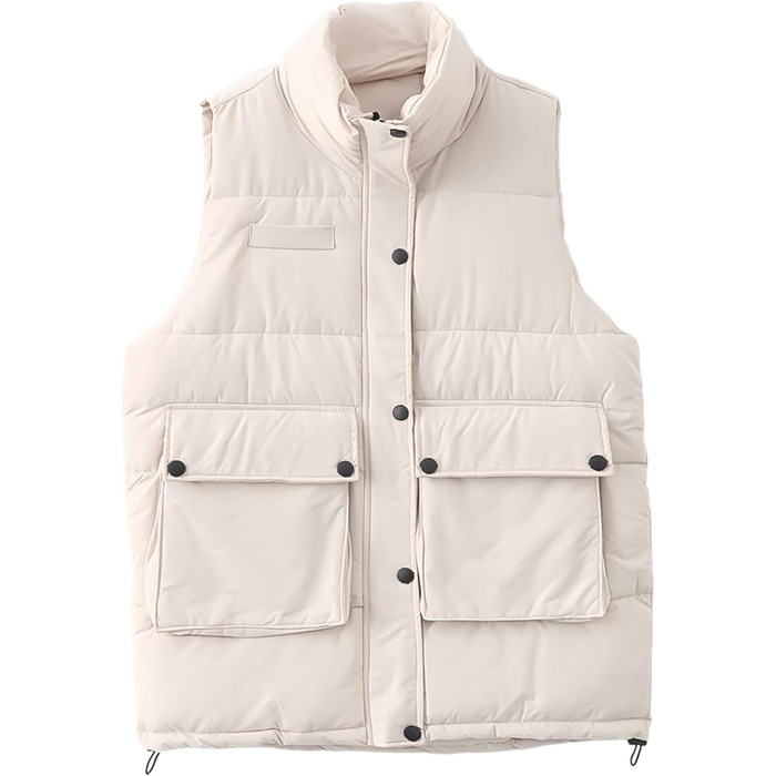 Жіноча софтшеллова жилетка з капюшоном, без рукавів, водонепроникна, вітронепроникна, спортивна жилетка з кишенями для їзди верхи, бігу, походів, зимової куртки, теплої перехідної жилетки, степленої жилетки. Розмір XXL, білий колір (білий-a)