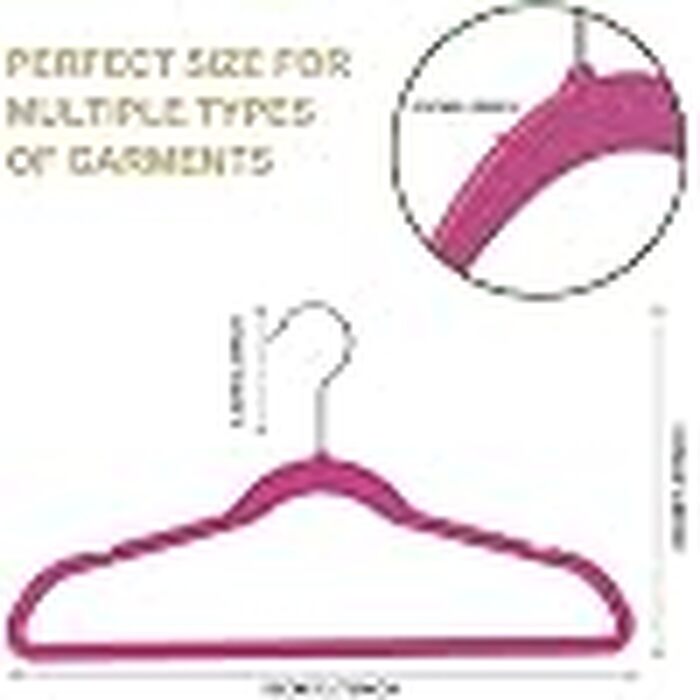 Дитячі пластикові вішалки для одягу Quality Hangers, компактні плечики з поворотним гачком для сорочок та суконь, рожеві, 35 см (30 шт)