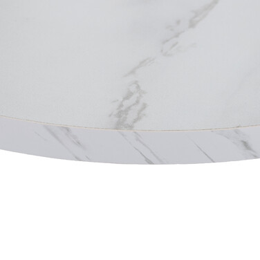 Relaxdays Side Table with Marble Look