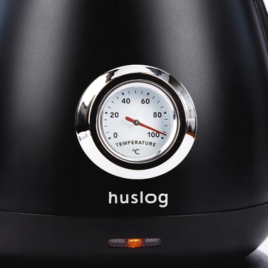 Електричний чайник Huslog AK-0932, 2200 Вт, 1,7 л, чорний