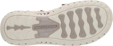 Сандалі жіночі Skechers Reggae Sew Me Boho плетені з ремінцями, білі (37 EU)