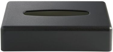 Кришка для серветок прямокутної форми Corby (Хром, Чорний колір, один розмір)