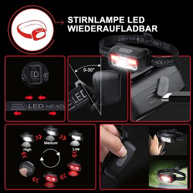 Ліхтар LED акумуляторний тактичний, 500000 люмен, 5 режимів, плавне регулювання яскравості, для кемпінгу та надзвичайних ситуацій, чорний