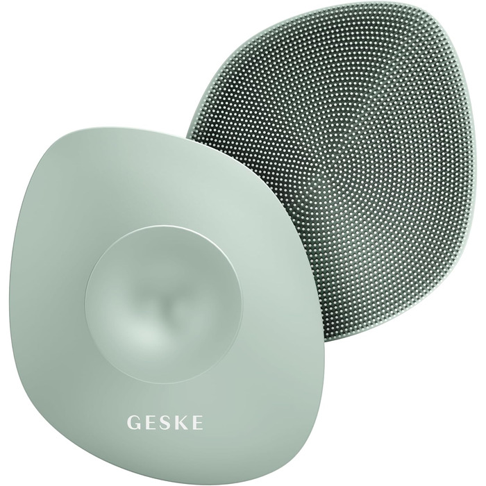 Силіконова щітка для тіла GESKE Body Brush 4 в 1 для глибокого очищення та масажу, ергономічний дизайн, Green