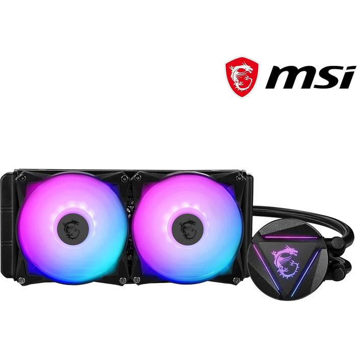 MSI MAG CoreLiquid R V2 AIO: Система водяного охолодження CPU з RGB підсвічуванням (240 мм)