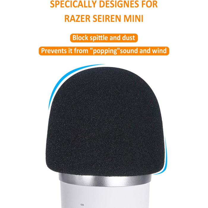 Тримач мікрофона YOUSHARES для Razer Seiren Mini/V3 Mini – професійний кріплення на пружинному тримачі з поп-фільтром, підставка для геймінгу, стрімінгу та подкастингу