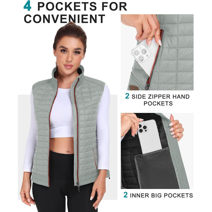 Жіноча тепла куртка Little Donkey Andy Puffer Wete для активного відпочинку, хайкінгу та бігу (XS, світло-сірий)