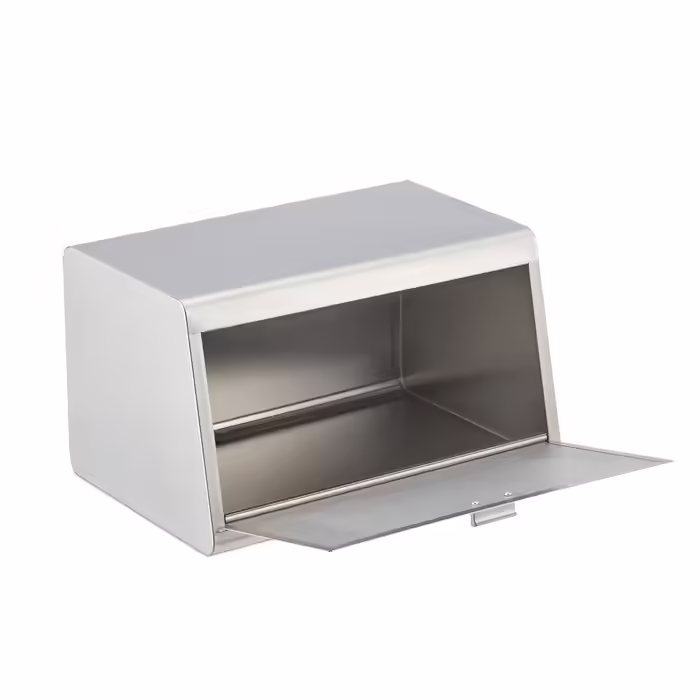 Relaxdays Stainless Steel Bread Box