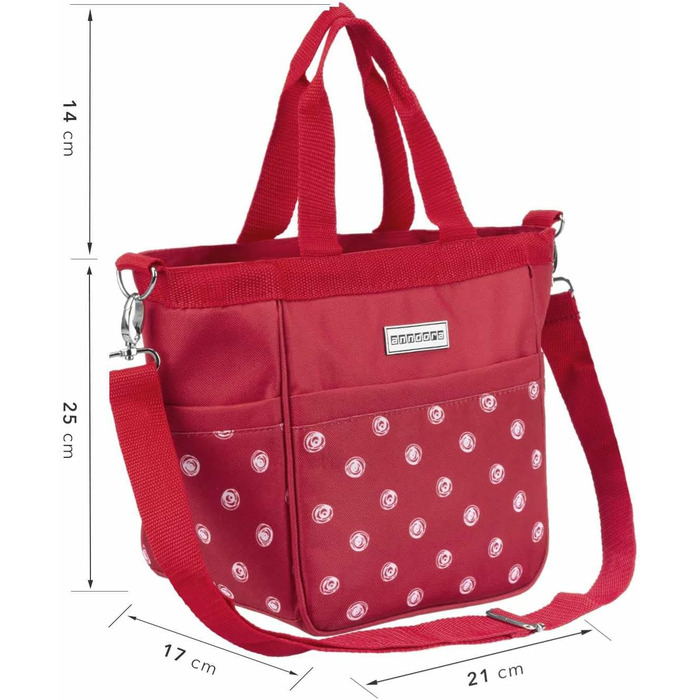 XL Cooler Bag 40 Liters - Insulated Bag Cooler Box Picnic Bag Color Choice (XL red and white polka dot PROMO)
