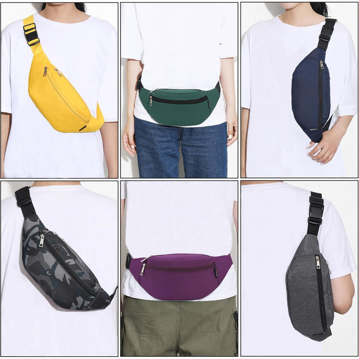 Гірчиця: чоловіча/жіноча поясна сумка, сумка на стегно, сумка через плече, сумка-мішечок для телефону, для активного відпочинку, спорту, кемпінгу, фітнесу, велосипеда (оливковий)
