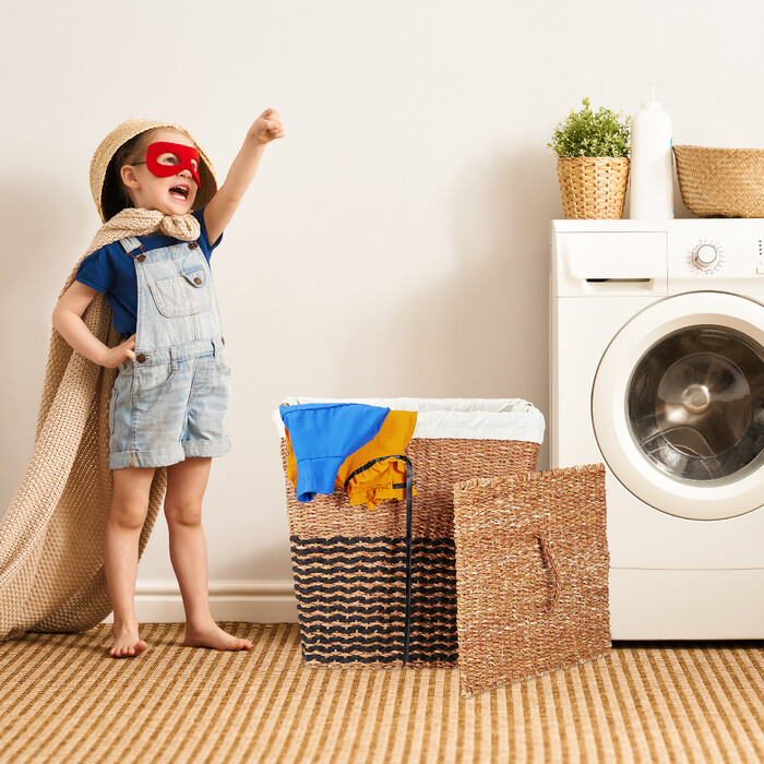 Relaxdays Laundry Basket 87 L
