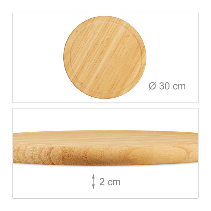 Relaxdays Breakfast Tray Set - 30 cm