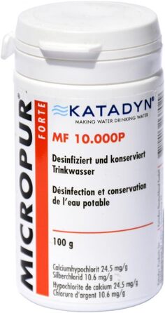 Порошок для знезараження питної води MICROPUR Forte MF 10'000P, 100 г
