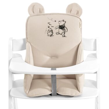 Подушка-вкладиш Hauck Alpha Cosy Disney Winnie the Pooh беж для дерев'яного стільчика Alpha+, Beta+, Arketa, з високою спинкою, для дітей 6-36 міс.
