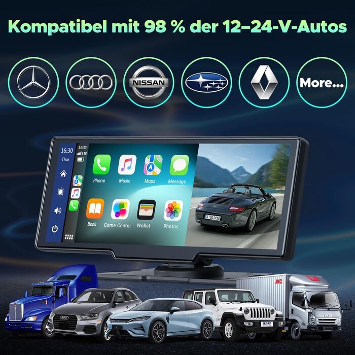 Портативне автомобільне радіо LAMTTO 9,26
