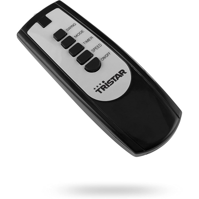 Турбовентилятор Tristar VE-5865: 3 швидкості, таймер, осциляція 80°, білий