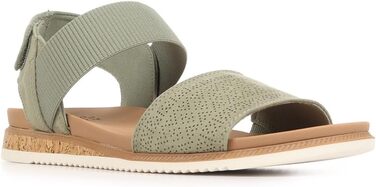 Сандалі жіночі Skechers Desert Kiss низький хід 39 EU оливково-зелені