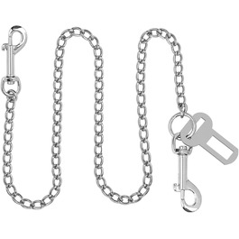 Нашийник-пояс для собак у машину, безпечний ремінь для собак, нержавіюча сталь 304, для маленьких та великих собак, котів