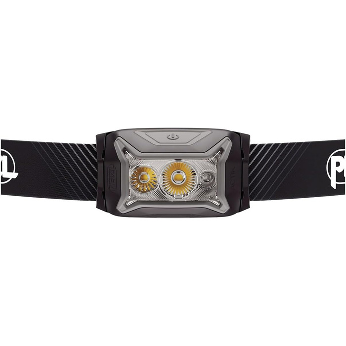 PETZL Actik Core – акумуляторний налобний ліхтар (сірий, універсальний розмір, комплект з ліхтарем)