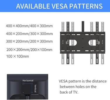 Кріплення для телевізора Suptek MC4602: регульована підставка для LCD, LED, Plasma телевізорів 26-65 дюймів