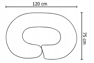 Подушка для сну Dreamland Medic, силіконізоване волокно