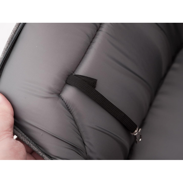 Сумка-переноска для собак і котів, розмір S/L, сіра - 25 x 43 x 27 см