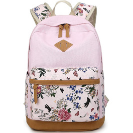 Рюкзак для дівчаток: легкий шкільний рюкзак, сумка для ноутбука, рожевий | для підлітків та подорожей