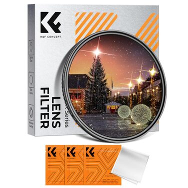 Фільтр зірковий K&F Concept 67мм 4-променевий для фотооб'єктива