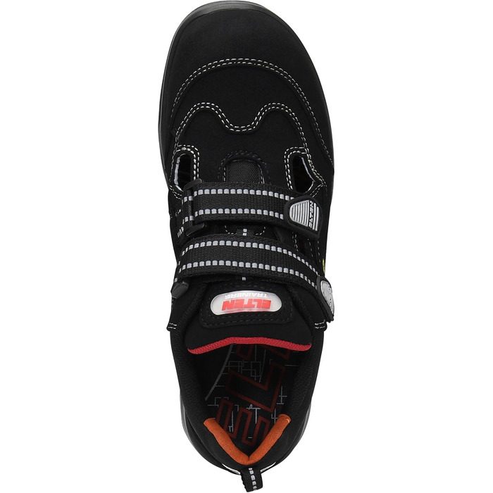 Робочі черевики ELTEN Scott XXT ESD S1PS, текстильні, чорні, для жінок та чоловіків, з пластиковою захисною капами (легші за сталеві), спортивні, 37 EU