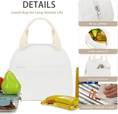 Шкільний рюкзак для підлітків, дівчат, студентів: комплект з ланч-боксом та пеналом (3 шт.)