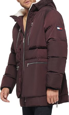 Жилет чоловічий Tommy Hilfiger Lightweight Down Quilted Puffer Vest, аріневий принт (L, Port)