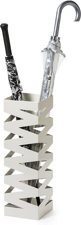 Стійка для парасольки Mango Steam Quadratisch, чорна (білий принт)