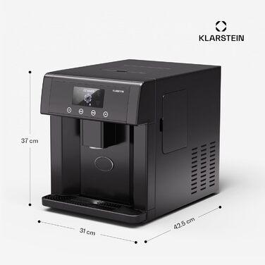Машина для приготування льоду Klarstein Eiswürfelmaschine Klein, 3L, чорна. Виробляє до 15 кг льоду за 24 години, 3 розміри кубиків льоду. Легке очищення.