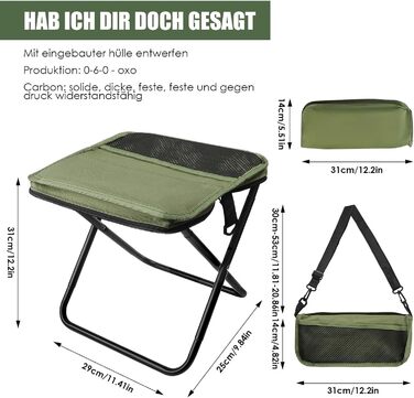 Складаний стілець для відпочинку: садовий, туристичний, для кемпінгу. Легкий та портативний