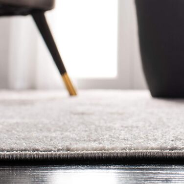 Килим SAFAVIEH для вітальні, їдальні, спальні - колекція Adirondack, короткий ворс, 155 x 229 см (світло-сірий та фіолетовий)