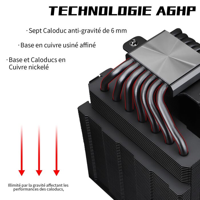 Thermalright Phantom Spirit 120 EVO - кулер для CPU з 7 heatpipes, 2 вентилятори 120mm, технологія AGHP 4.0, під AMD AM4/AM5 та Intel 1700/1851/1150/1151/1200