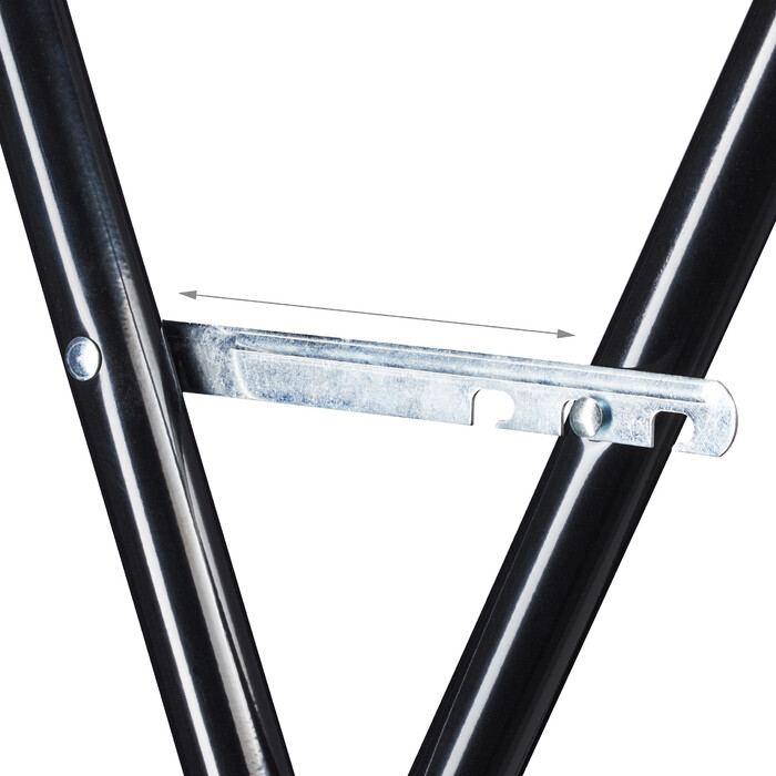 Relaxdays Extendable Clothes Rail, Metal